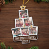 Custom Photo The True Spirit Of Christmas Is Love - Family Personalized Custom Ornament - Acrylic Custom Shaped - Christmas Gift For Family Members