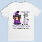 I'm Not Sugar And Spice And Everything Nice - Personalized Custom Unisex T-shirt, Hoodie, Sweatshirt - Halloween Gift For Witches, Yourself