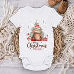 Like A Baby Bear, Full Of Cuddles And Curiosity - Family Personalized Custom Baby Onesie - Christmas Gift For Baby Kids, Newborn Baby