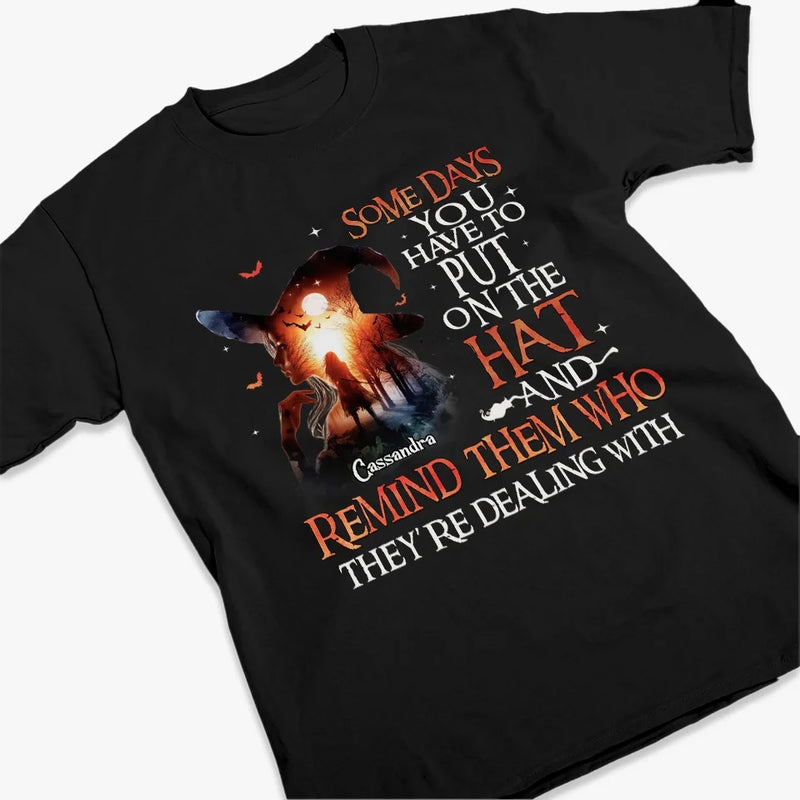 There’s A Little Witch In All Of Us - Personalized Custom Unisex T-shirt, Hoodie, Sweatshirt - Halloween Gift For Witches, Yourself