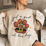 Unleash The Joy This Christmas - Dog & Cat Personalized Custom Unisex Sweatshirt With Design On Sleeve - Christmas Gift For Pet Owners, Pet Lovers