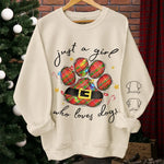 Unleash The Joy This Christmas - Dog & Cat Personalized Custom Unisex Sweatshirt With Design On Sleeve - Christmas Gift For Pet Owners, Pet Lovers