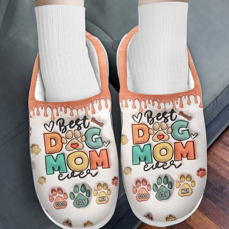 Pawsitively Grateful For The Joy My Pet Brings This Christmas - Dog & Cat Personalized Custom Fluffy Slippers - Christmas Gift For Pet Owners, Pet Lovers
