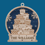 We're Definitely On The Cute List - Family Personalized Custom Ornament - Wood Custom Shaped - Christmas Gift For Family Members