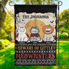 Mystery Is My Mistress - Cat Personalized Custom Flag - Halloween Gift For Pet Owners, Pet Lovers