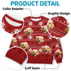 Custom Photo May Your Christmas Be Furry And Bright - Dog & Cat Personalized Custom Ugly Sweatshirt - Unisex Wool Jumper - Christmas Gift For Pet Owners, Pet Lovers