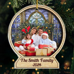 Custom Photo Christmas Family Gifts - Personalized Ornament