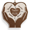 The True Spirit Of Christmas Lies In Your Heart - Family Personalized Custom Ornament - Wood Custom Shaped - Christmas Gift For Family Members