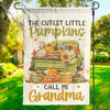 The Cutest Little Pumpkins - Family Personalized Custom Flag - Gift For Mom, Grandma