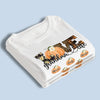 Halloween Is Right Around The Corner - Family Personalized Custom Unisex T-shirt, Hoodie, Sweatshirt - Halloween Gift For Mom, Grandma