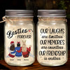 We Will Be Friends Until We're Old And Senile
 - Bestie Personalized Custom Mason Jar Light - Christmas Gift For Best Friends, BFF, Sisters