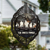 Ghosts And Goblins Come To Play On Halloween - Family Personalized Custom Wind Spinner - Halloween Gift For Family Members