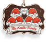 Family And Love Are The True Gifts Of Christmas - Family Personalized Custom Ornament - Wood Custom Shaped - Christmas Gift For Family Members