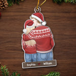 Together Is A Wonderful Place To Be - Couple Personalized Custom Ornament - Acrylic Custom Shaped - Christmas Gift For Husband Wife, Anniversary
