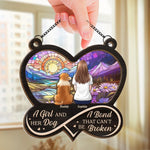 Everyone Is Taught That Angels Have Wings - Memorial Personalized Window Hanging Suncatcher - Sympathy Gift For Pet Owners, Pet Lovers