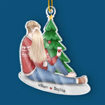 Custom Name Christmas Couple Gifts - Personalized Ornament