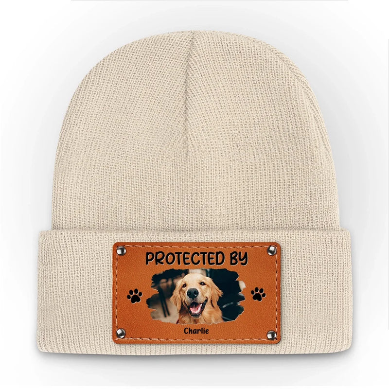 Custom Photo Enjoy Small Things, Cherish Moments - Dog & Cat Personalized Custom Baby Beanie Hat - Gift For Pet Owners, Pet Lovers