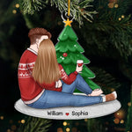 Custom Name Christmas Couple Gifts - Personalized Ornament
