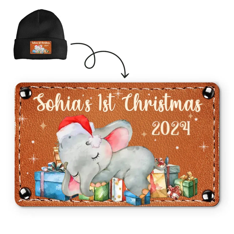 Our Little One Is The Greatest Gift We Could Ever Receive - Family Personalized Custom Baby Beanie Hat - Christmas Gift For Baby Kids, Newborn Baby