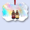 The Family Is The Key Of Christmas - Family Personalized Custom Hologram Ornament - Christmas Gift For Family Members