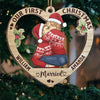 First Christmas Together, Forever In Love - Couple Personalized Custom Ornament - Wood Custom Shaped - Christmas Gift For Husband Wife, Anniversary, First Christmas