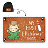 Sorry Santa I Drank The Milk - Family Personalized Custom Baby Beanie Hat - Christmas Gift For Baby Kids, Newborn Baby, First Christmas