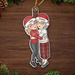 Your Hugs And Cookies Are The Best, Grandma! - Family Personalized Custom Ornament - Acrylic Custom Shaped - Christmas Gift For Grandma