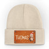 Our Pride And Christmas Joy - Family Personalized Custom Baby Beanie Hat - Christmas Gift For Baby Kids, Newborn Baby