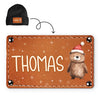 Our Pride And Christmas Joy - Family Personalized Custom Baby Beanie Hat - Christmas Gift For Baby Kids, Newborn Baby