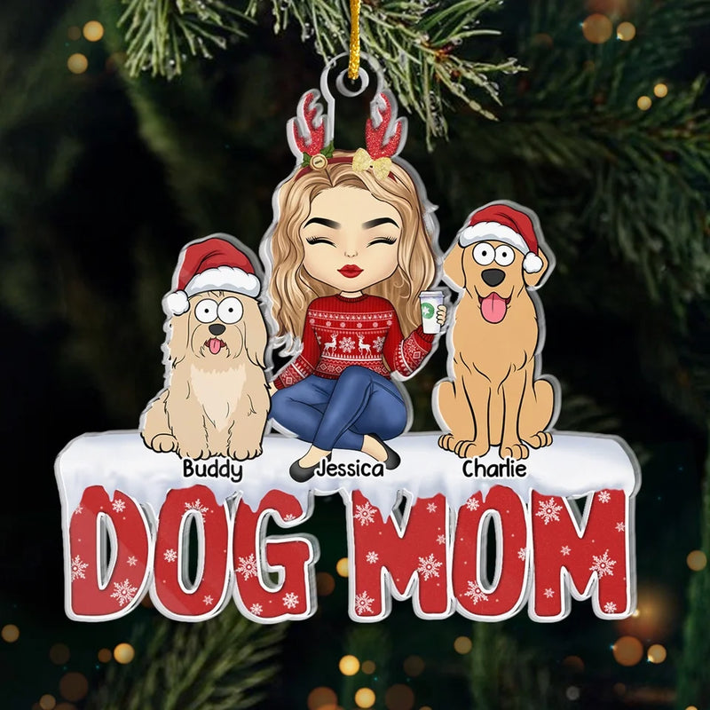 Make This Christmas Unforgettable With A Nod To Your Furry Companions - Dog & Cat Personalized Custom Ornament - Acrylic Custom Shaped - Christmas Gift For Pet Owners, Pet Lovers