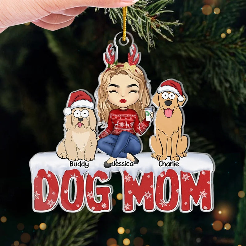 Make This Christmas Unforgettable With A Nod To Your Furry Companions - Dog & Cat Personalized Custom Ornament - Acrylic Custom Shaped - Christmas Gift For Pet Owners, Pet Lovers