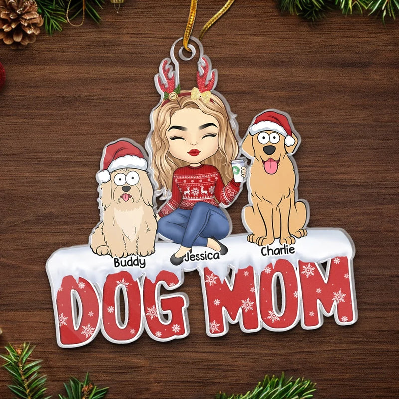 Make This Christmas Unforgettable With A Nod To Your Furry Companions - Dog & Cat Personalized Custom Ornament - Acrylic Custom Shaped - Christmas Gift For Pet Owners, Pet Lovers