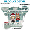 Friends Forever - Bestie Personalized Custom All Over Print Adult Short Sleeve Sweater - Christmas Gift For Best Friends, BFF, Sisters