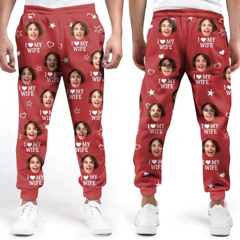 Custom Photo Love Is A Beautiful Partnership - Couple Personalized Custom Unisex Sweatpants - Christmas Gift For Husband Wife, Anniversary