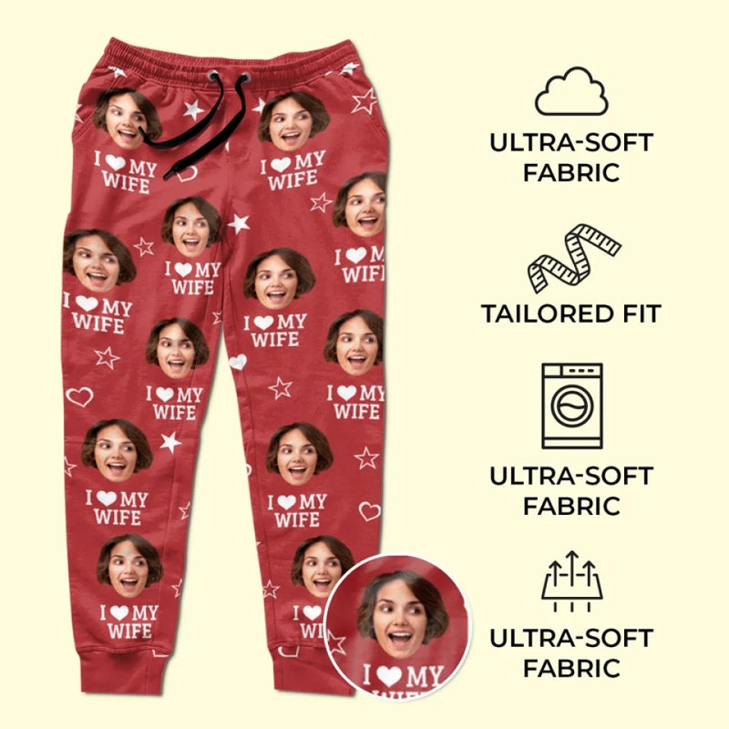 Custom Photo Love Is A Beautiful Partnership - Couple Personalized Custom Unisex Sweatpants - Christmas Gift For Husband Wife, Anniversary