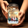 Wherever You Are, You Will Always Be In My Heart - Memorial Personalized Custom Mason Jar Light - Sympathy Gift, Christmas Gift For Family Members