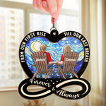Custom Name Forever Love Gifts for Couples - Personalized Suncatcher Ornament