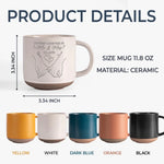 Our First Christmas - Couple Personalized Custom Pottery Mug - Christmas Gift For Husband Wife, Anniversary, First Christmas