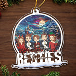 Besties Make The Best Christmas Memories - Bestie Personalized Custom Ornament - Acrylic Custom Shaped - Christmas Gift For Best Friends, BFF, Sisters