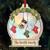 Family Is The Greatest Christmas Gift Of All - Family Personalized Custom Hologram Ornament - Christmas Gift For Family Members