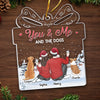 My Family Is Like Having Christmas Every Day - Dog & Cat Personalized Custom Ornament - Acrylic Custom Shaped - Christmas Gift For Husband Wife, Pet Owners, Pet Lovers