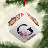 Love Grows Best In A Family - Family Personalized Custom Wooden Cube Ornament - Christmas Gift For Baby Kids, Newborn Baby, First Christmas