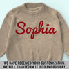 You Are My Sunshine - Family  Personalized Custom Baby Embroidered Sweatshirt - Gift For Baby Kids, Newborn Baby