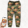 Chanson personnalisée avec photo « Jingle All The Way With My Furry Friend » - Pantalon de survêtement unisexe personnalisé pour chien et chat - Cadeau de Noël pour propriétaires et amoureux des animaux