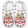 Le Père Noël arrive en ville ! Chaussons moelleux personnalisés pour chiens et chats ! Cadeau de Noël pour propriétaires et amoureux des animaux.
