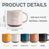We Are Connected By Heart - Bestie Personalized Custom Pottery Mug - Gift For Best Friends, BFF, Sisters