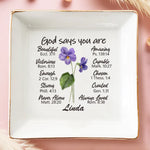 Life Is Better With True Friends Like You By My Side - Bestie Personalized Custom Jewelry Dish - Gift For Best Friends, BFF, Sisters