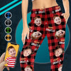 Custom Photo May Your Christmas Be Blessed With The Love And Laughter Of Family - Family Personalized Custom Pajama Pants - Christmas Gift For Family Members