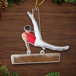 Custom Photo Set Your Goals High And Don't Stop Till You Get There - Personalized Custom Ornament - Acrylic Custom Shaped - Christmas Gift For Sport Lovers, Sport Players