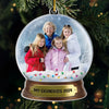Custom Photo There Is No Distance That Can Lessen A Grandparent’s Love - Family Personalized Custom Ornament - Acrylic Custom Shaped - Christmas Gift For Grandma, Grandpa